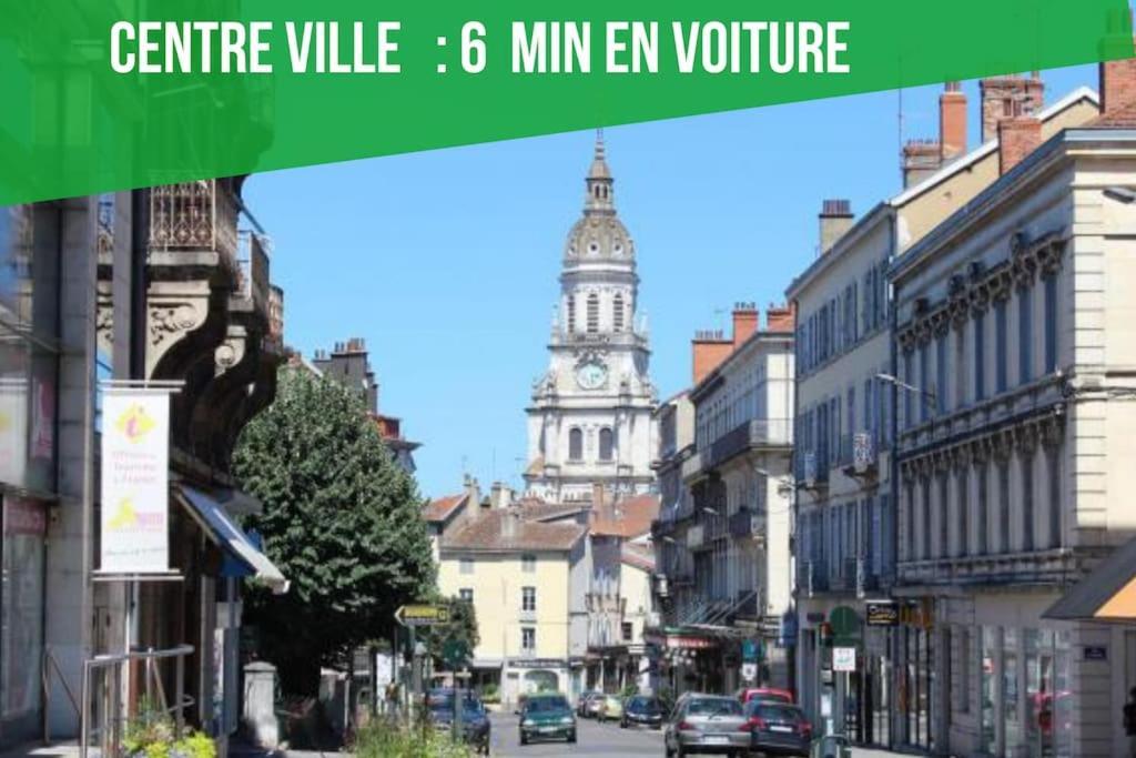 Apartament Le Coquet - Balcon - Proche Gare - Parking Bourg-en-Bresse Zewnętrze zdjęcie